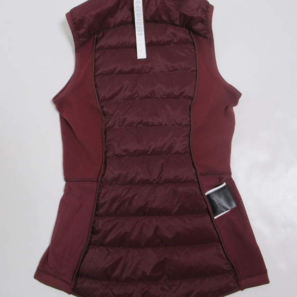 Lululemon Down For It All Vest Dark Adobe Size 2 Glyde, PrimaLoft, Tech Fleece - Picture 10 of 12